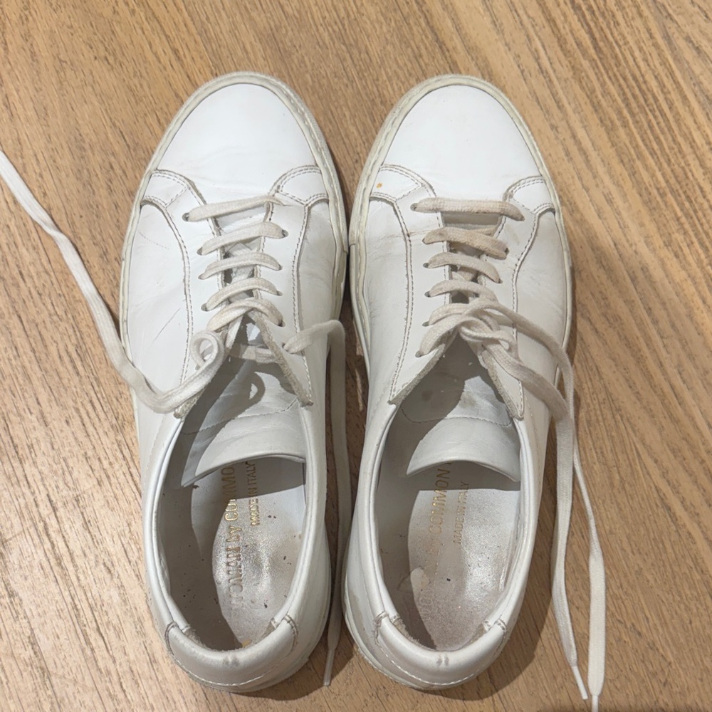 Common Projects White Leather Sneakers